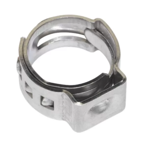 Image of Genuine SEALEY OCSE911 O-Clip Single Ear Ø9.8-11.8mm Pack of 25