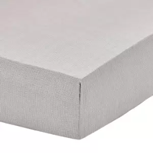 Image of Bedeck of Belfast Kayah Double Fitted Sheet, Charcoal