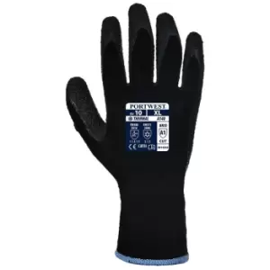 Image of Portwest A140K8RXL - sz XL Thermal Grip Glove - Latex - Black - Black