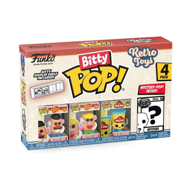 Image of FUNKO Bitty POP: Retro Toys- Mr. Potato Head 4PK Multi unisex One Size