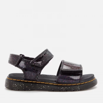 Image of Dr. Martens Kids Romi Sandals - Purple Cosmic Glitter - UK 12 Kids