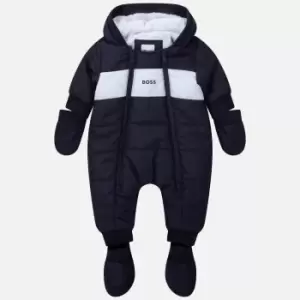 Image of Hugo Boss Hooded Snowsuit - 12 Months