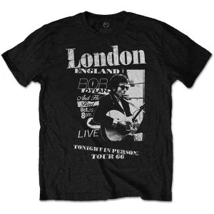 Image of Bob Dylan - Scraps Mens Small T-Shirt - Black