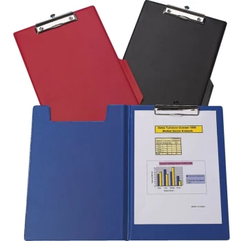 Image of Offis - Fold-over Black Clipboard