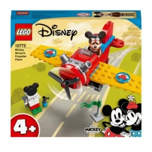 Image of LEGO 4+ Mickey Mouse's Propeller Plane Toy (10772)