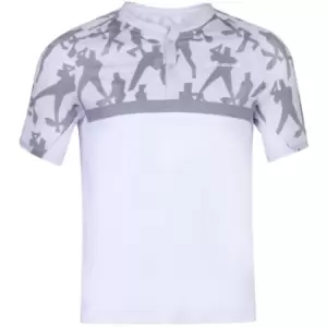 Image of Babolat Compete Crew Neck Polo Shirt - White
