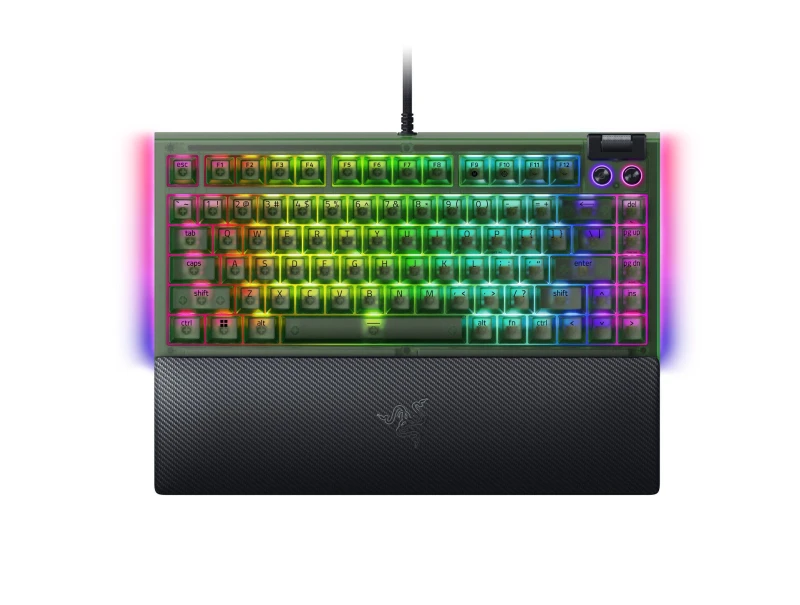 Image of Razer Razer BlackWidow V4 75% keyboard Gaming USB QWERTY US English Black RZ03-05003300-R3M1