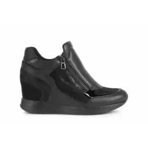 Image of Geox Nydame Wedge Sneaker - Black