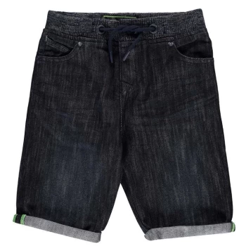 Image of No Fear RW Denim Shorts Junior Boys - Dark Wash