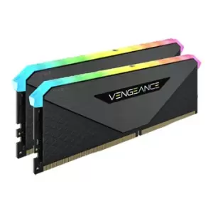 Image of Corsair Vengeance RGB RT Gunmetal 64GB 3200MHz DDR4 Memory Kit
