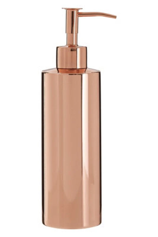 Image of Premier Housewares Clara Rose Gold Lotion Dispenser Gold