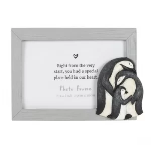 Image of 6x4in Penguin Family Photo Frame