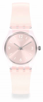 Image of Swatch FAIRY CANDY Essentials Pink Silicone Strap LP159 Watch