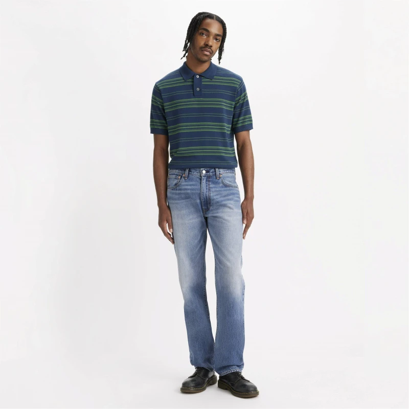 Image of Levis Levis 555 Relaxed Straight Welcome T - Blue Blue 30 R