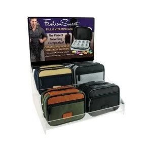 Image of Mens Pill Boxes with Travel Case in CDU (One Random Supplied)