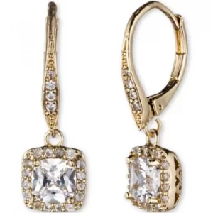 Image of Single Stone Drop Pierced Ears Earrings