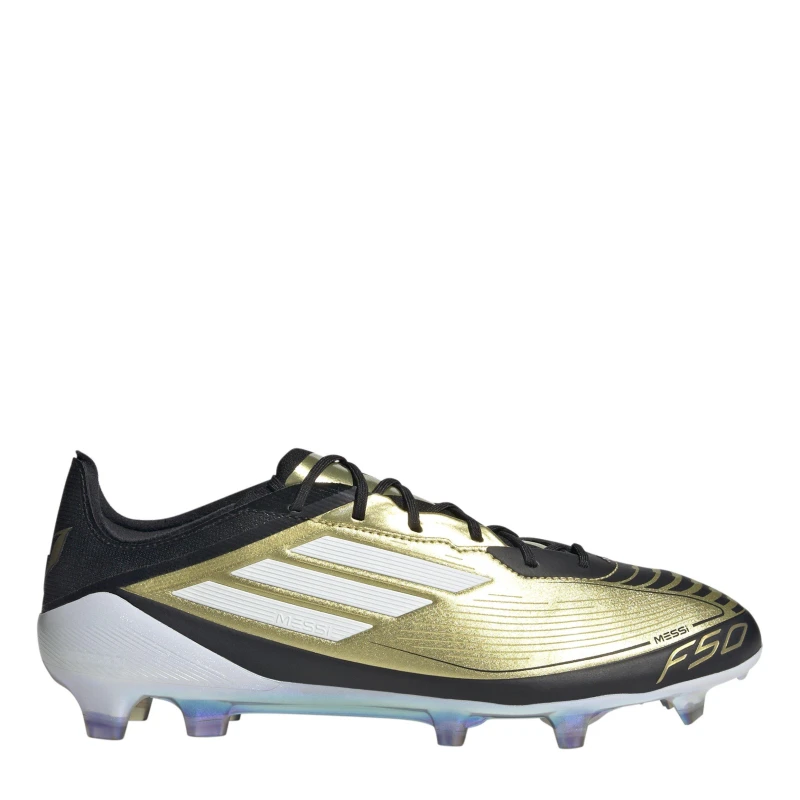 Image of adidas F50 Elite Adults Firm Ground Football Boots Gold/Black male 6.5 (40)