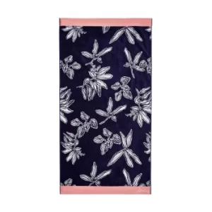 Image of Joules Crayon Floral Hand Towel, Comet