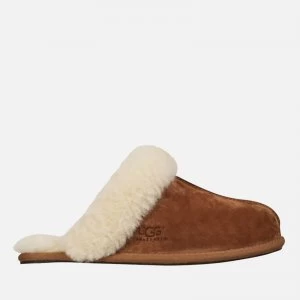 Image of UGG Womens Scuffette II Sheepskin Slippers - Chestnut - UK 3