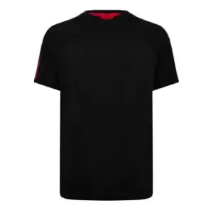 Image of Hugo Sporty Logo T-Shirt 10254453 0 - Black