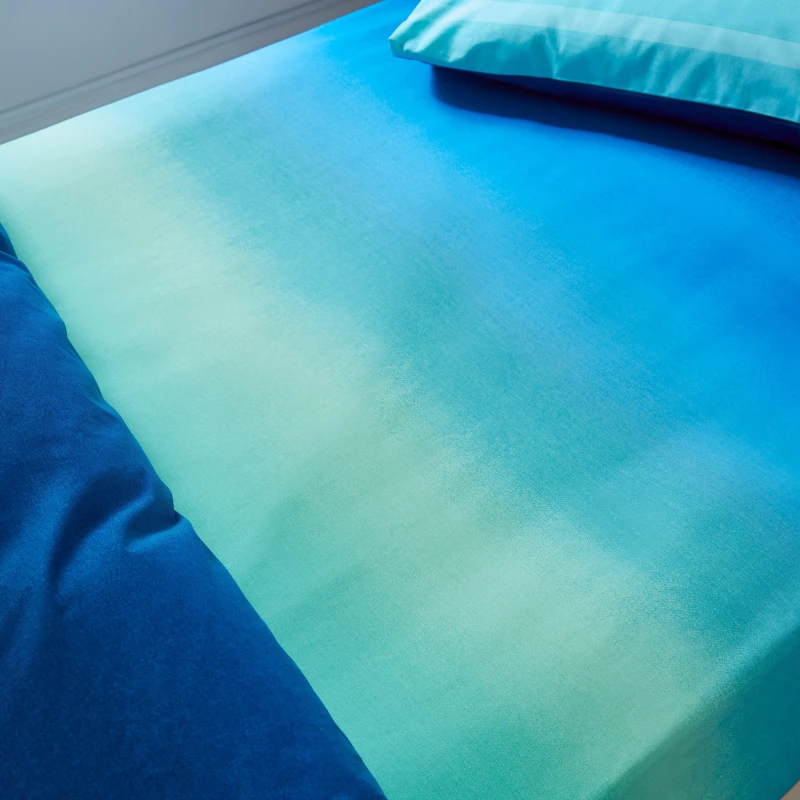 Image of Catherine Lansfield Ombre Stripe Fitted Sheet