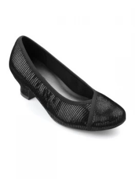 Image of Hotter Monica Elegant Evening Shoe Black