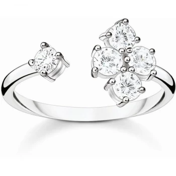 Image of Ladies Thomas Sabo Sterling Silver Glam & Soul Ring Size M.5