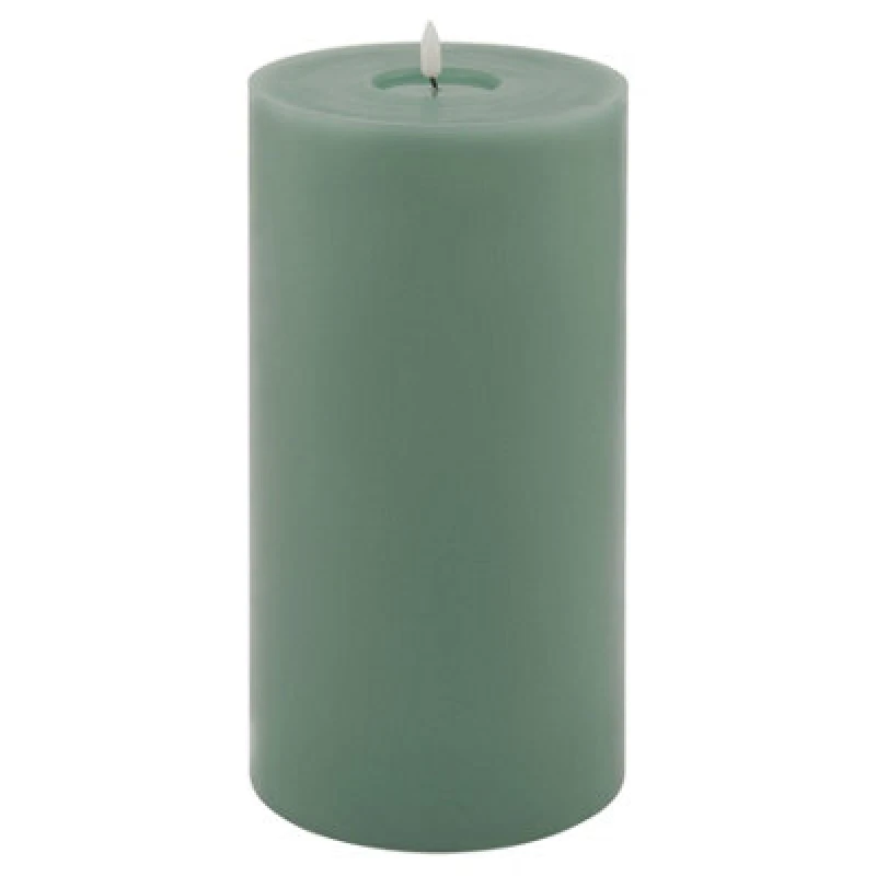 Image of Luxe Collection Melt Effect 6X12 Sage LED Wax Candle
