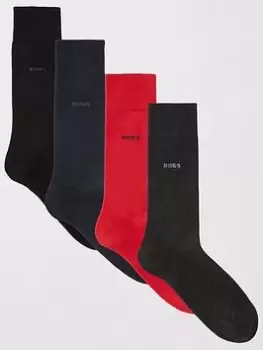 Image of BOSS Bodywear 4 Pack Rs Giftset Uni Cc Socks, Red, Men
