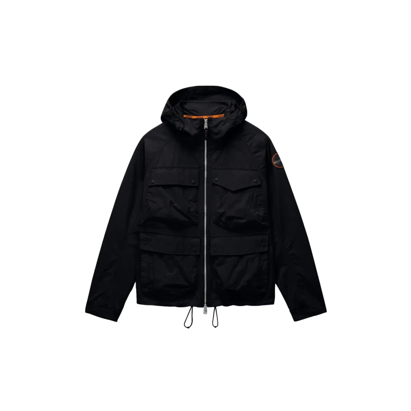 Image of Cotton jacket Napapijri Rivalto Noir Male M