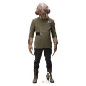 Image of Star Wars: The Last Jedi - Admiral Ackbar Lifesize Cardboard Cut Out