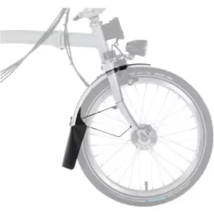 Image of Brompton Front Mudgaurd Blade & Flap - Silver