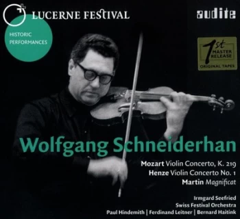 Image of Wolfgang Schneiderhan Mozart - Violin Concerto K 219/ by Wolfgang Schneiderhan CD Album