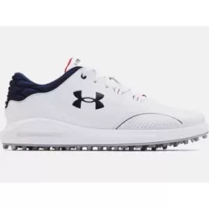 Image of Under Armour Mens Draw Sport SL White Golf Shoes - UK10.5