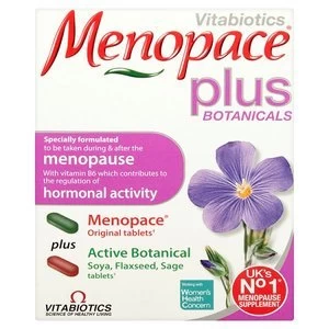 Image of Vitabiotics Menopace Plus Tablets 56s