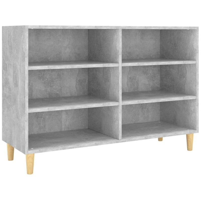 Image of VIDAXL Sideboard Concrete Grey 103.5x35x70cm Engineered Wood Vidaxl 8720286358443
