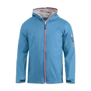 Image of Clique Mens Seabrook Hooded Jacket (S) (Sky Blue)