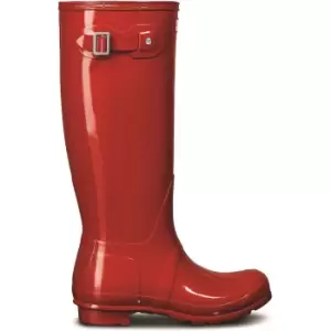 Image of Hunter Womens Original Tall Height Gloss Wellington Boots UK Size 8 (EU 42)