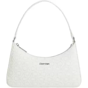 Image of Calvin Klein Ck Must Sm Shoulder Bag Mono - White