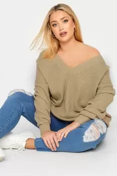 Image of Double V-Neck Jumper
