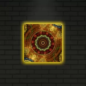 Image of 2828DACT-25 Multicolor Decorative LED Lighted Canvas Painting