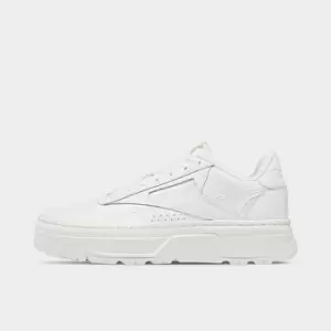 Image of Womens Reebok Club C Double Geo Platform Casual Shoes