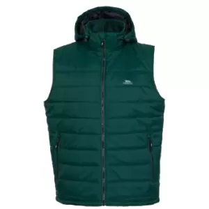 Image of Trespass Mens Franklyn Padded Gilet (XXL) (Forest Green)