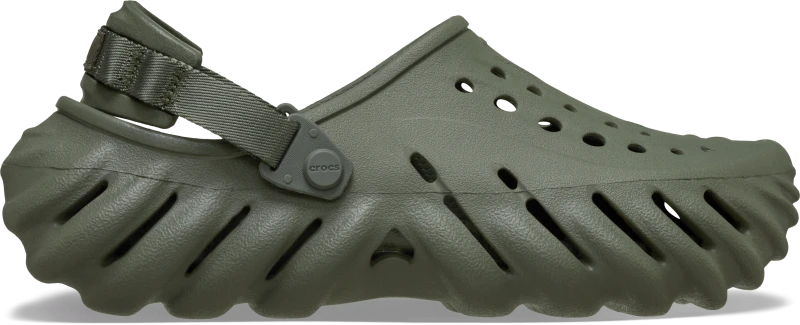 Image of Crocs Unisex Echo Clogs Dusty Olive W7/M6