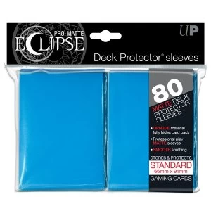 Image of Ultra Pro Eclipse PRO Matte Light Blue Standard 80 Sleeves case of 6