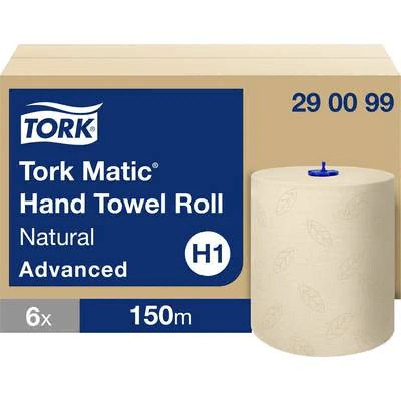 Image of Tork Matic Paper Hand Towel Roll 150m 2-Ply Natural (6 Pack) 290099