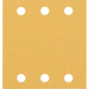 Image of Bosch Expert C470 Punched Hook and Look Sanding Sheets 115mm x 107mm 80g Pack of 10