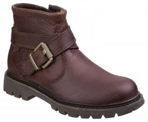 Image of Caterpillar Rey Ladies Ladies Zip Up Boot Rust