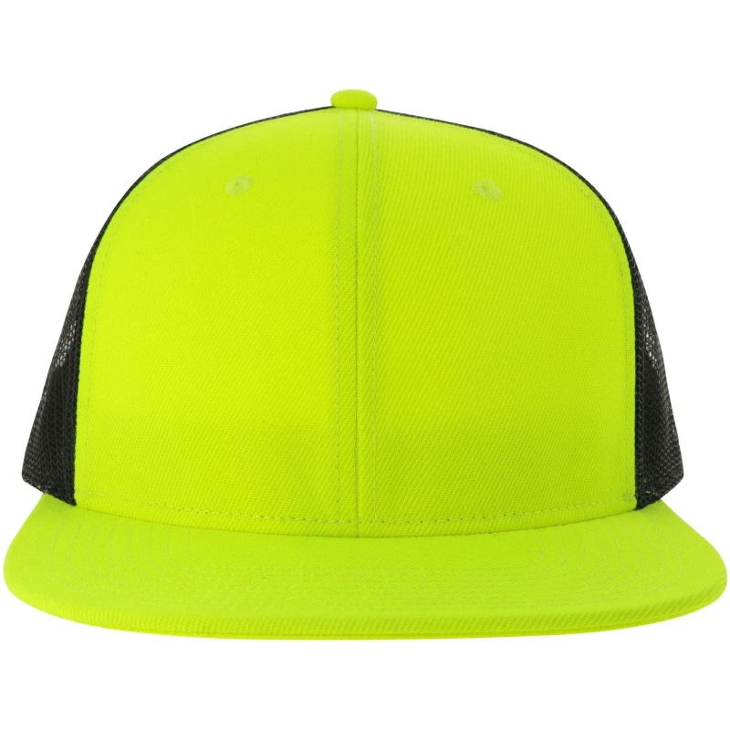 Image of Atlantis Atlantis Men Mesh 6 Panel Trucker Cap in Yellow Yellow One Size Male 5063527148896