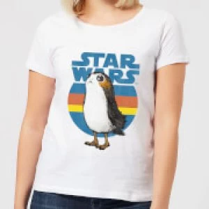 Image of Star Wars Porg Womens T-Shirt - White - M
